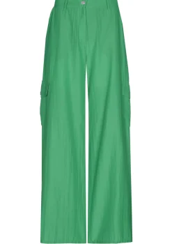 Caroline Biss Broeken*3554-61 / Wijde Broek Katoenmix, Normal Waist