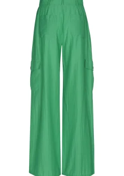 Caroline Biss Broeken*3554-61 / Wijde Broek Katoenmix, Normal Waist